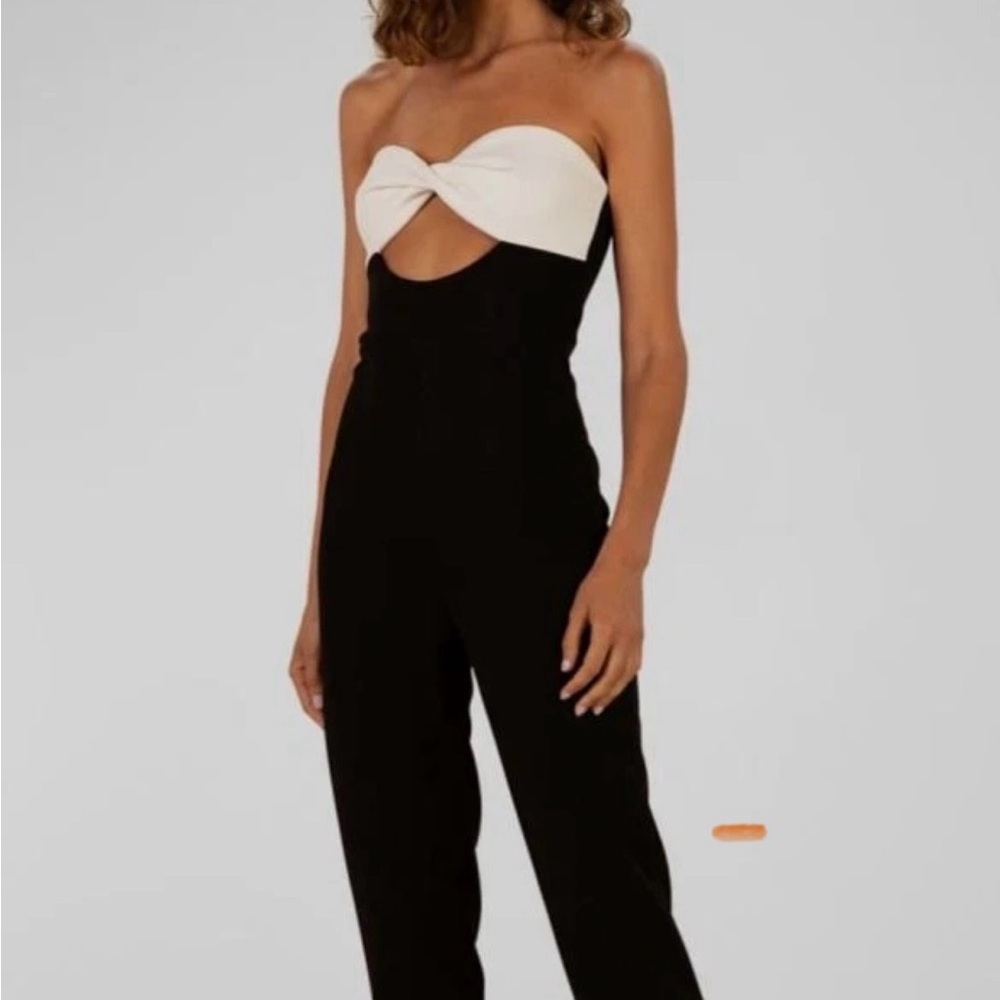 NWT MISHA Tica Colorblock Twist Jumpsuit reg $390 size 4